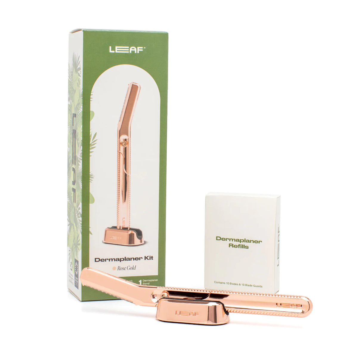 The Leaf - Rose Gold - Dermaplaner Kit