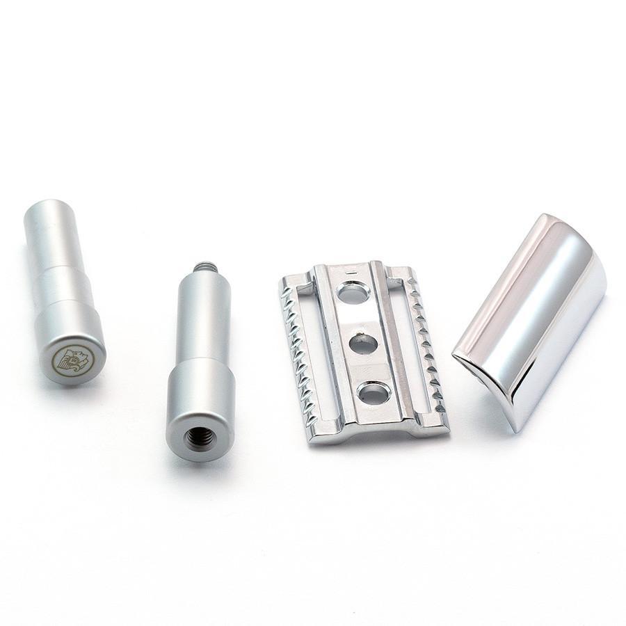 Merkur Solingen 46C Double Edge Safety Razor w/ Leather Case