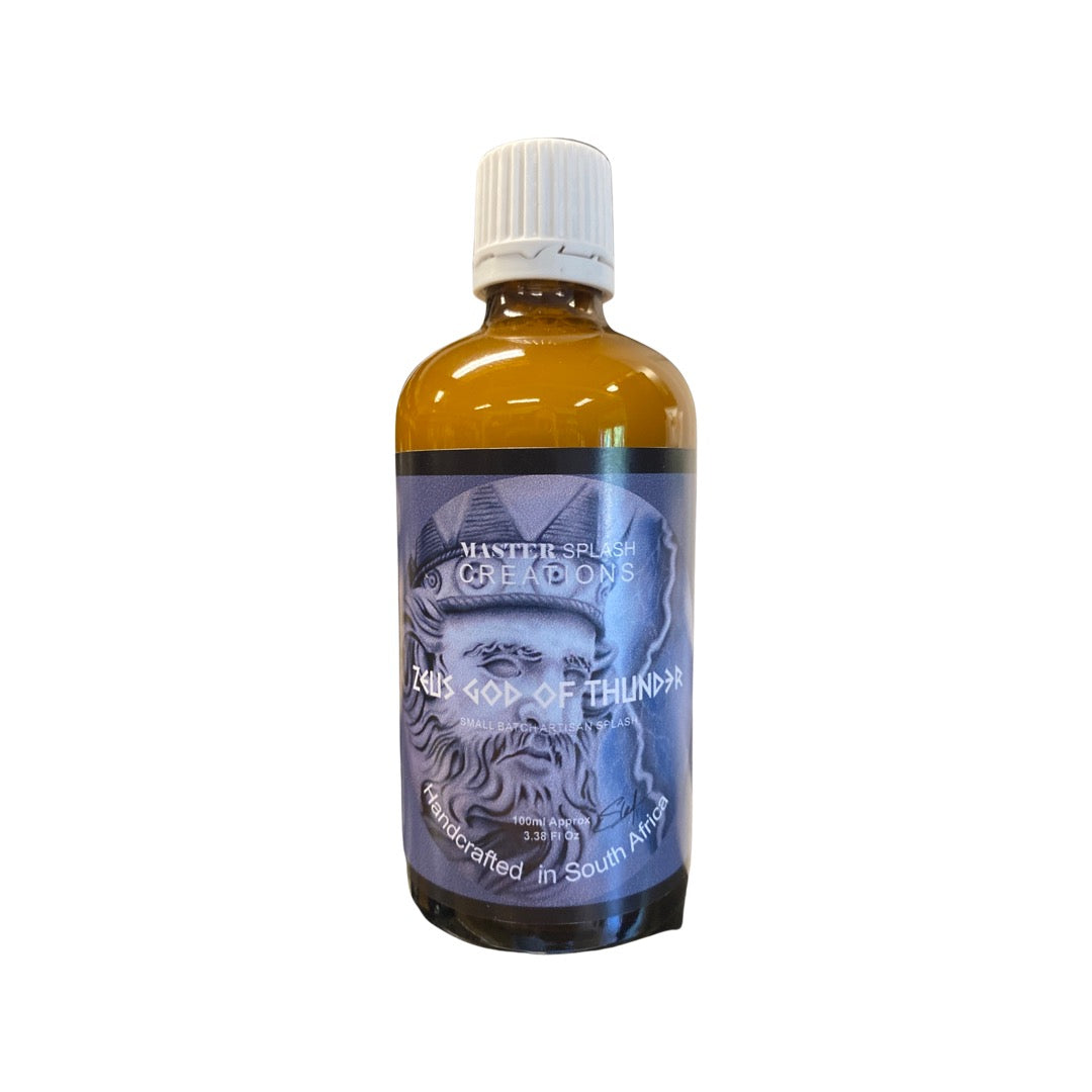 Master Soap Creations - Zeus God Of Thunder - Aftershave Splash
