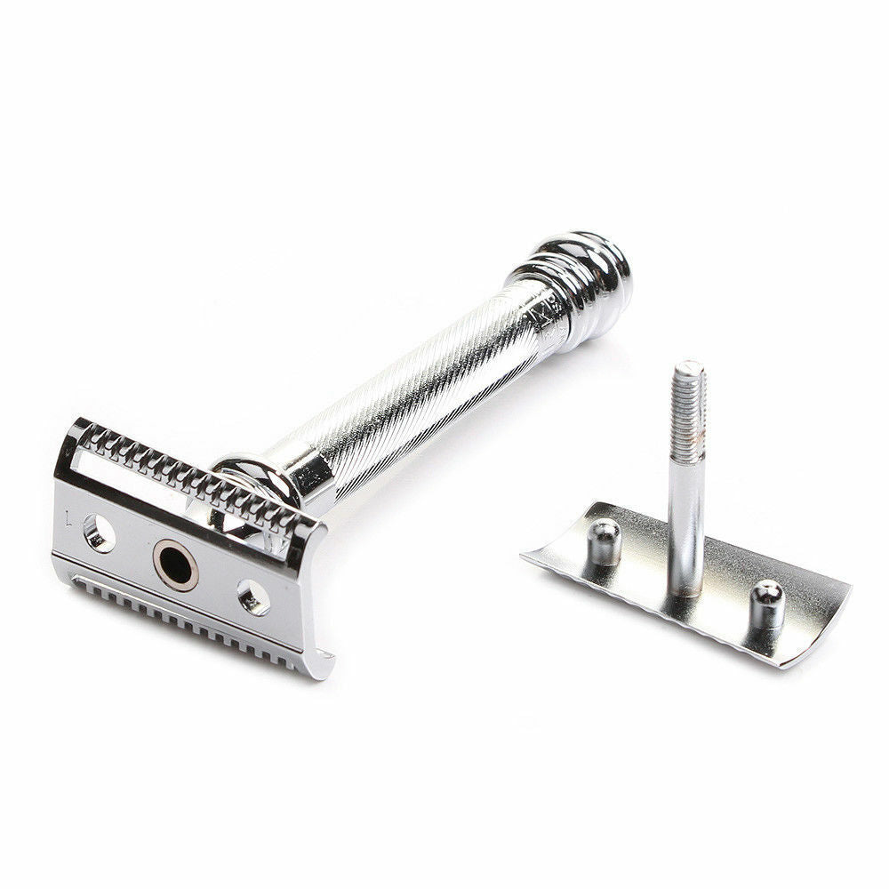 Merkur - 39C Polished Chrome Finish w/ Long Handle - Double Edge Safety Razor