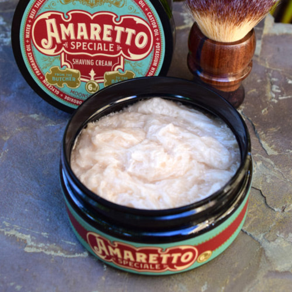 Moon Soaps Amaretto Speciale Shaving Cream 6oz