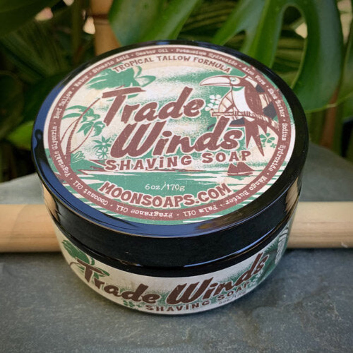 Moon Soaps Trade Winds Shaving Soap 6oz