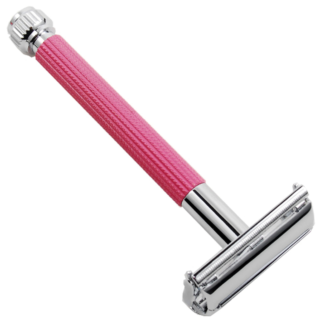 Parker - 29L Pink Women's Long Handle Butterfly Open Safety Razor
