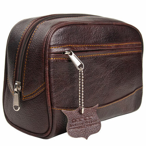 Parker - Leather Toiletry Dopp Bag
