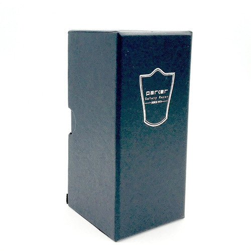 Parker - Marbled Ivory Handle Synthetic Shaving Brush and Stand