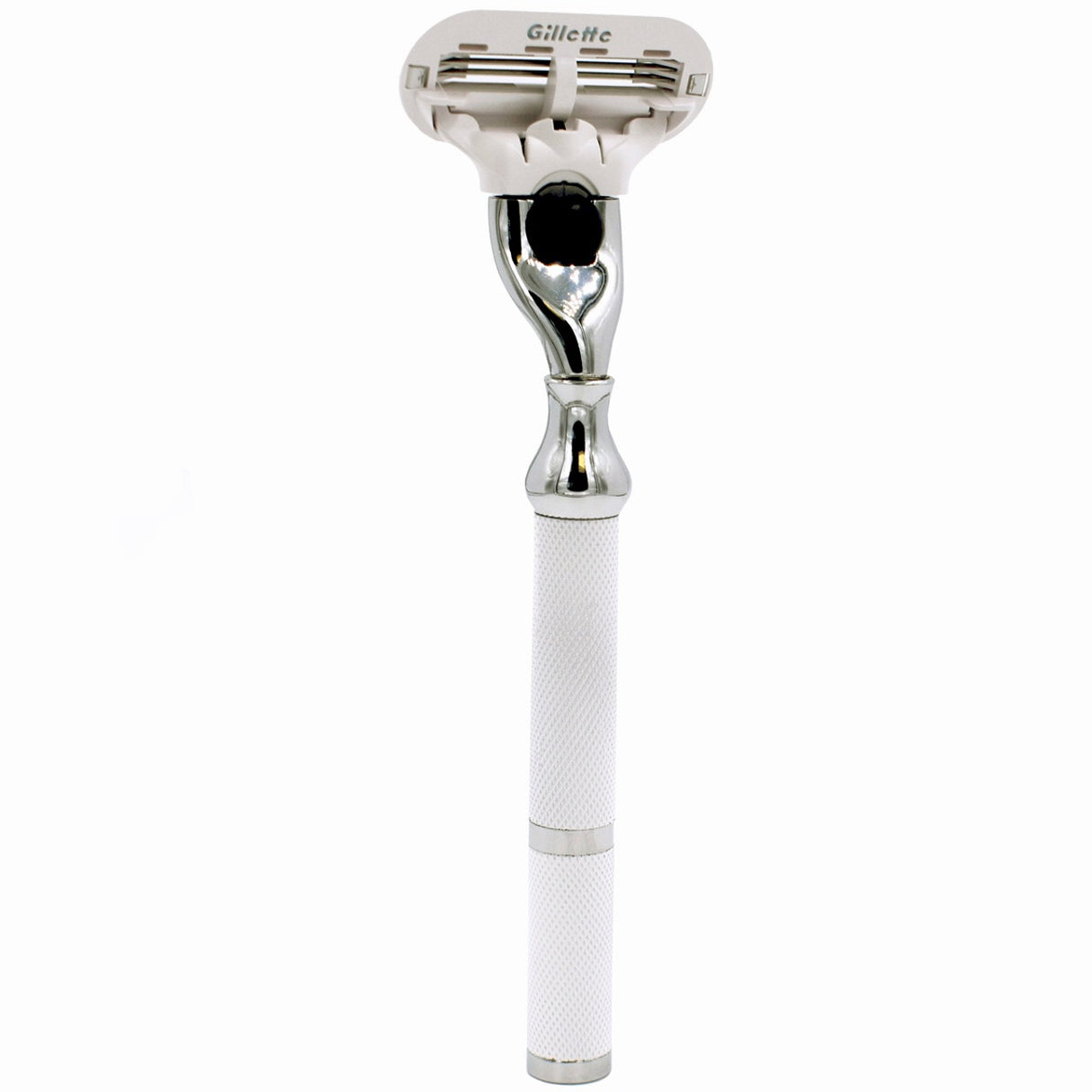 Parker - 77L Women's White & Chrome Handle Razor