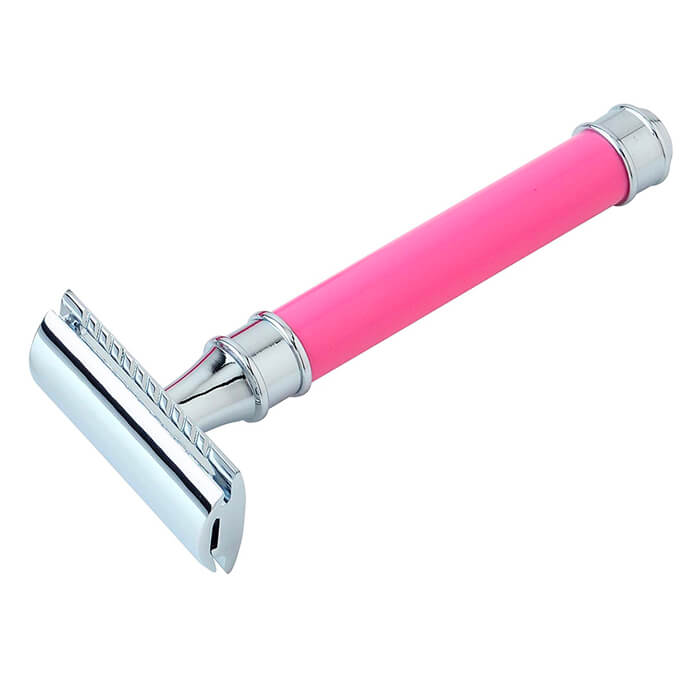 Pearl Shaving - Fuchsia Handle Safety Razor
