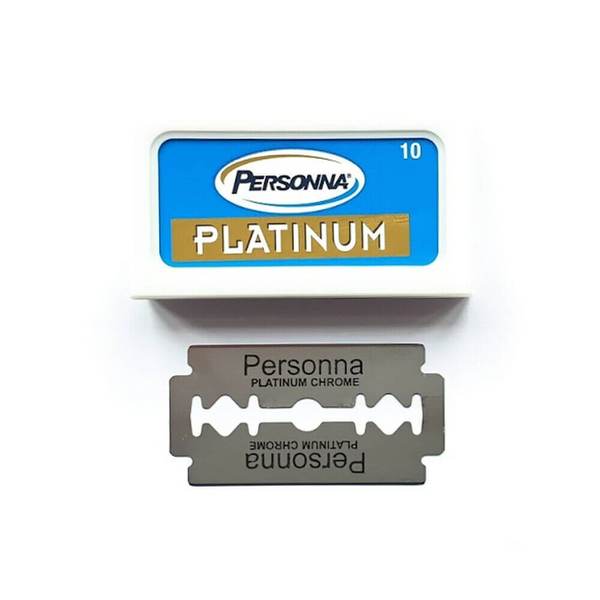 Personna - Platinum Double Edge Blades - Pack of 10 Blades
