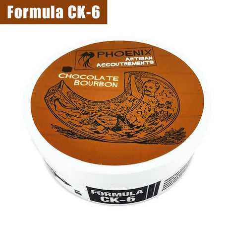Phoenix Artisan Accoutrements - Chocolate Bourbon - Formula CK-6 Shaving Soap