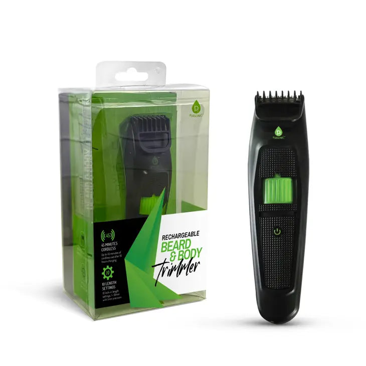 Pursonic - Rechargeable USB Beard, Mustache & Body Trimmer