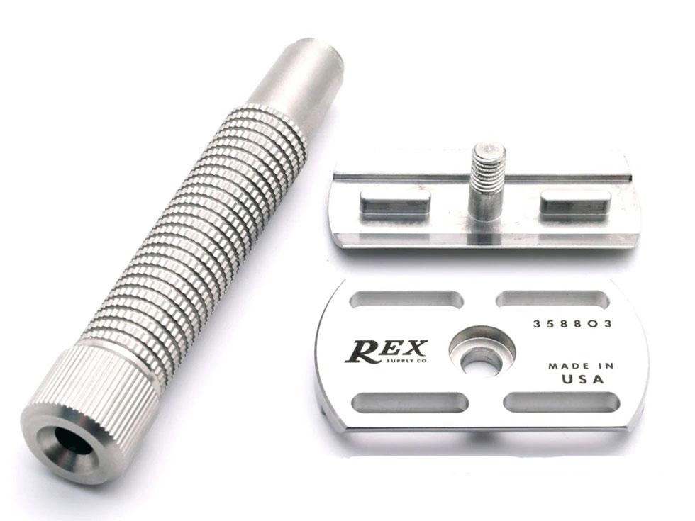 The Envoy Stainless Steel Double Edge Safety Razor Rex Supply Co. introduces “The Envoy,” the company’s latest entry in the company’s critically acclaimed line of razors and shaving accessories. The Envoy is a double edge safety razor with an elegant look and a weighted feel that delivers an elevated shaving experience. Rex Supply Co. brand razors are known to deliver a clean, close shave without tugging, pulling or skin irritations and the Envoy is no exception.It was developed by the company’s wet sha