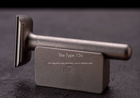 Hone - Type 15s Safety Razor - Stainless Steel