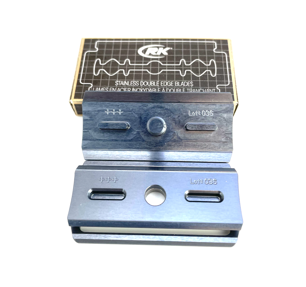 Henson Shaving AL13 Aggressive Gray Aluminum Double Edge Safety Razor