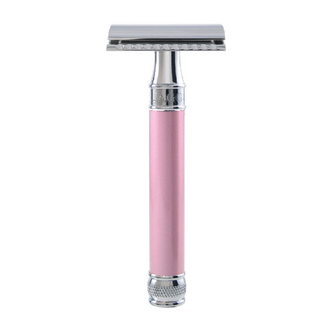 Edwin Jagger DELPI14 Pearl Effect DE Razor (Pink)