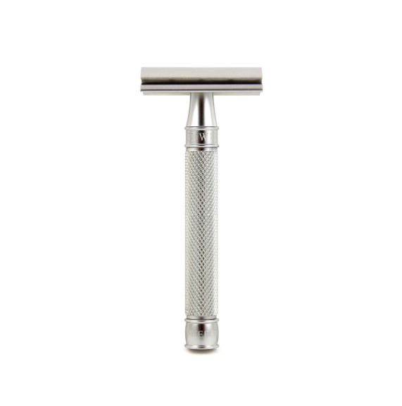 Edwin Jagger 3ONE6 Stainless Steel Knurled DE Safety Razor