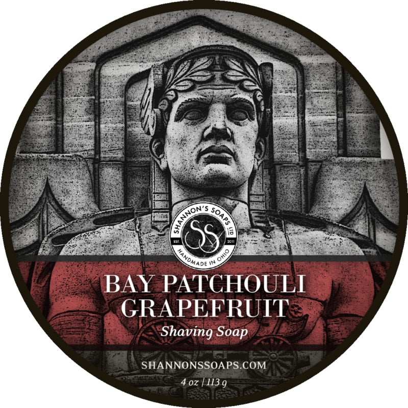 Shannon's Soaps - Bay Patchouli Grapefruit - Shaving Soap