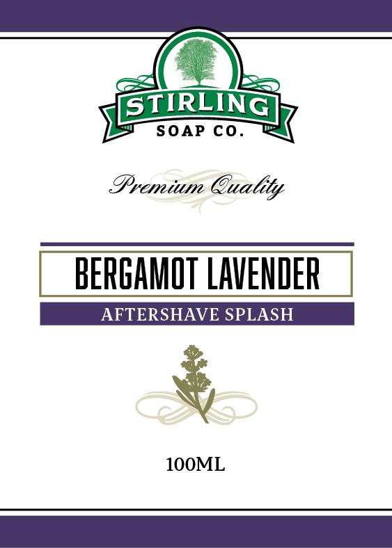 Stirling Soap Company Bergamot Lavender Aftershave Splash 100ml