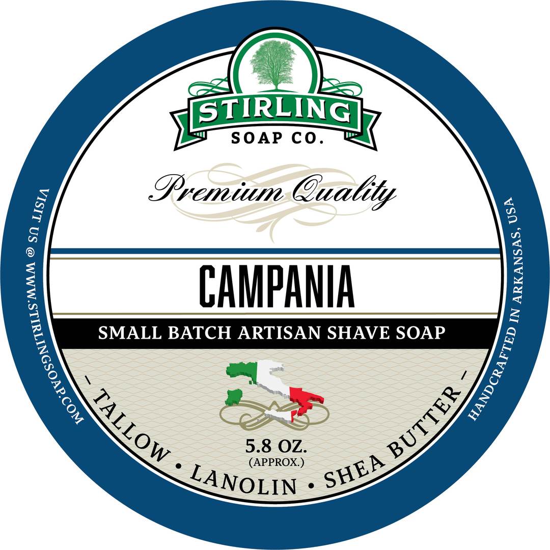 Stirling Soap Company - Shave Soap - Campania