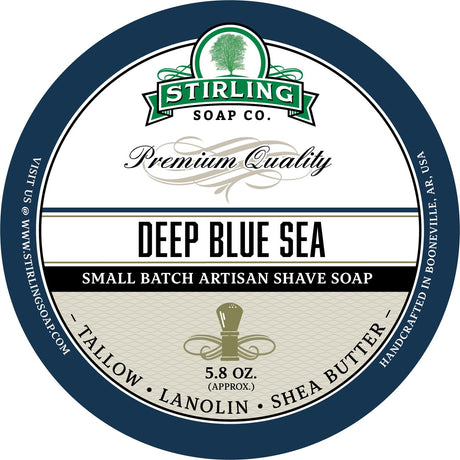 Stirling Soap Company - Shave Soap - Deep Blue Sea