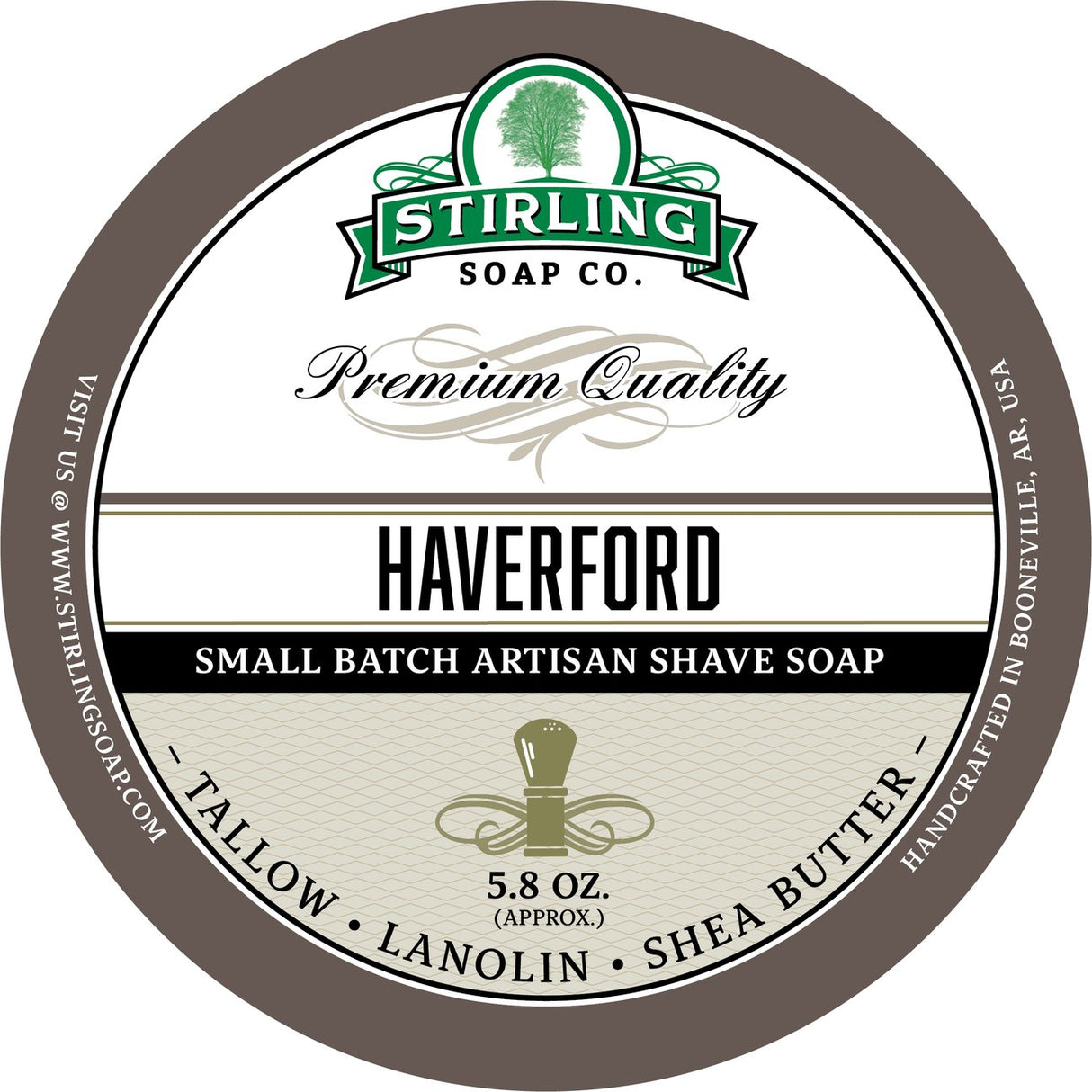 Stirling Soap Company - Shave Soap - Haverford