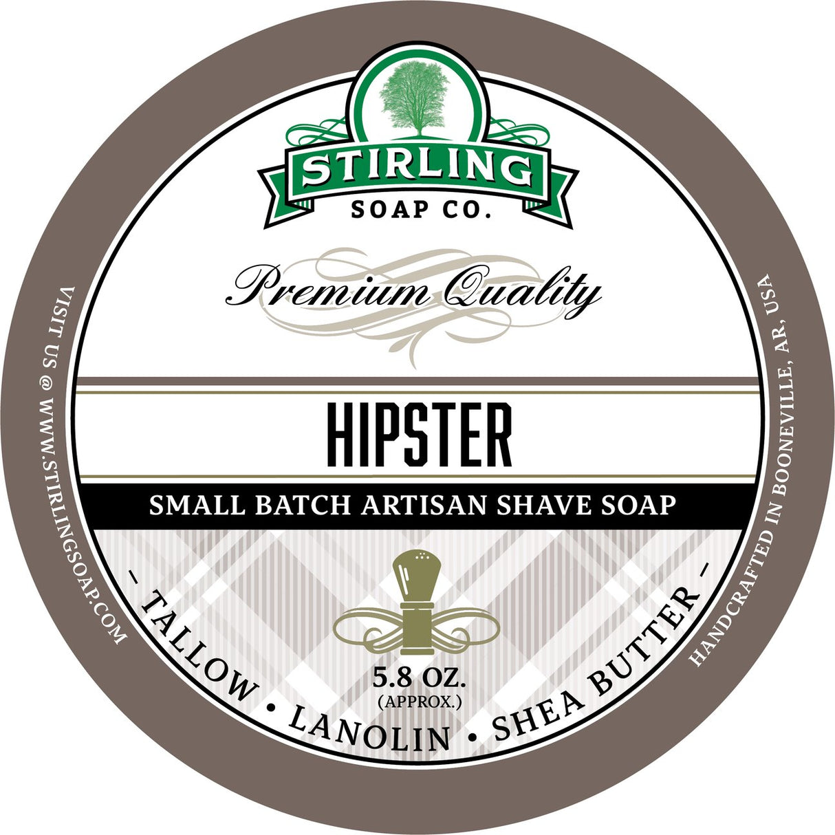 Stirling Soap Company - Shave Soap - Hipster