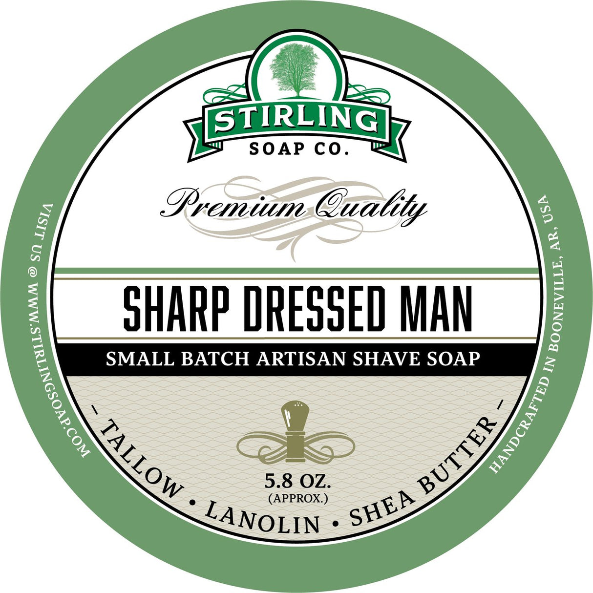 Stirling Soap Company - Shave Soap - Sharp Dressed Man