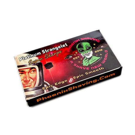 Phoenix Artisan Accoutrements - Platinum Strangelet Super Sharps Double Edge Blades | Epic 100 Pack!
