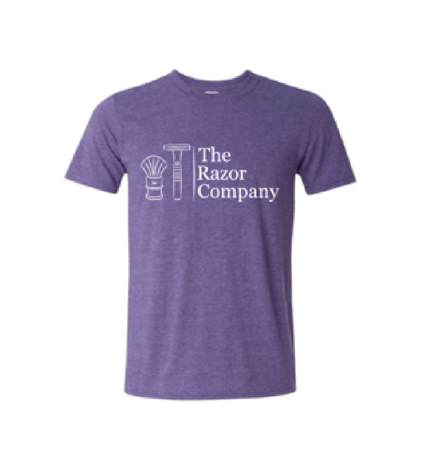 TRC Logo T-SHIRT Heather Purple Soft Tee