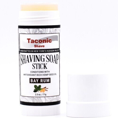 Taconic - Shaving Soap Stick With Hemp Seed Oil - Bay Rum