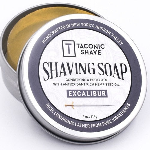Taconic - Shaving Soap With Hemp Seed Oil - Excalibur