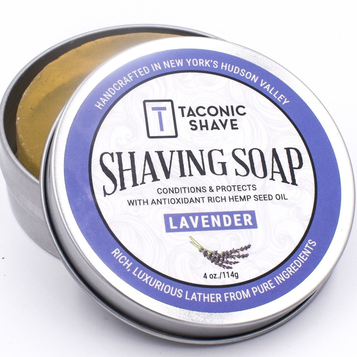 Taconic - Shaving Soap With Hemp Seed Oil - Lavender