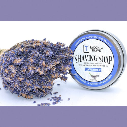 Taconic - Shaving Soap With Hemp Seed Oil - Lavender