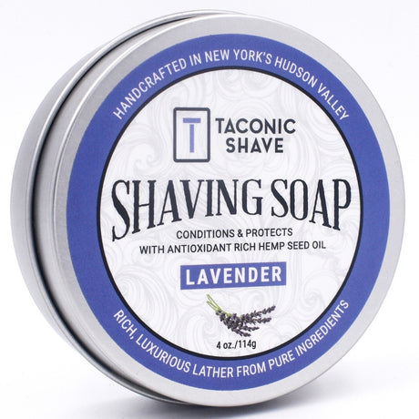 Taconic - Shaving Soap With Hemp Seed Oil - Lavender