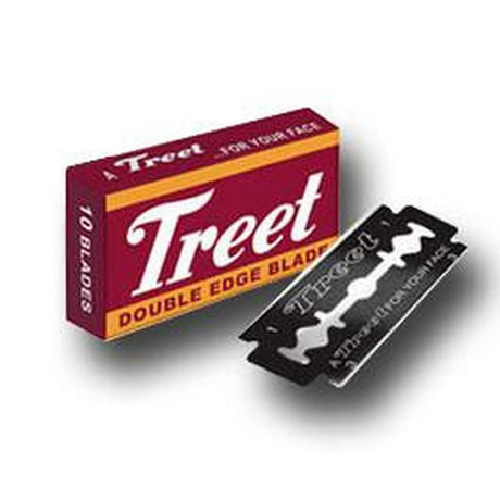 Treet - Double Edge Razor Blades - Carbon Steel "Black Beauties" - Pack of 10 Blades
