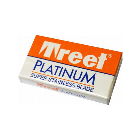 Treet - Platinum Super Stainless Double Edge Blades - Pack of 10 Blades