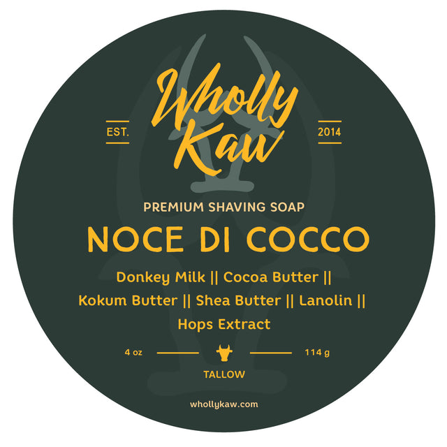 Wholly Kaw - Premium Shave Soap -  Noce di Cocco