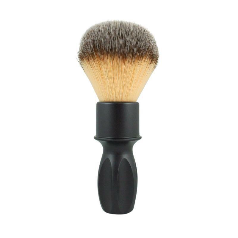RazoRock 400 Plissoft Synthetic Shaving Brush - Matte Black Handle