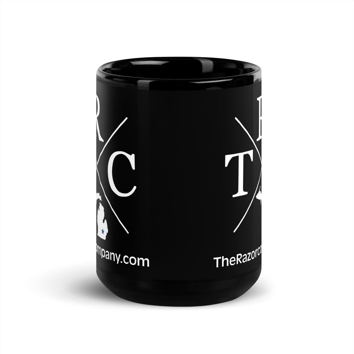 TRC Black Glossy Mug