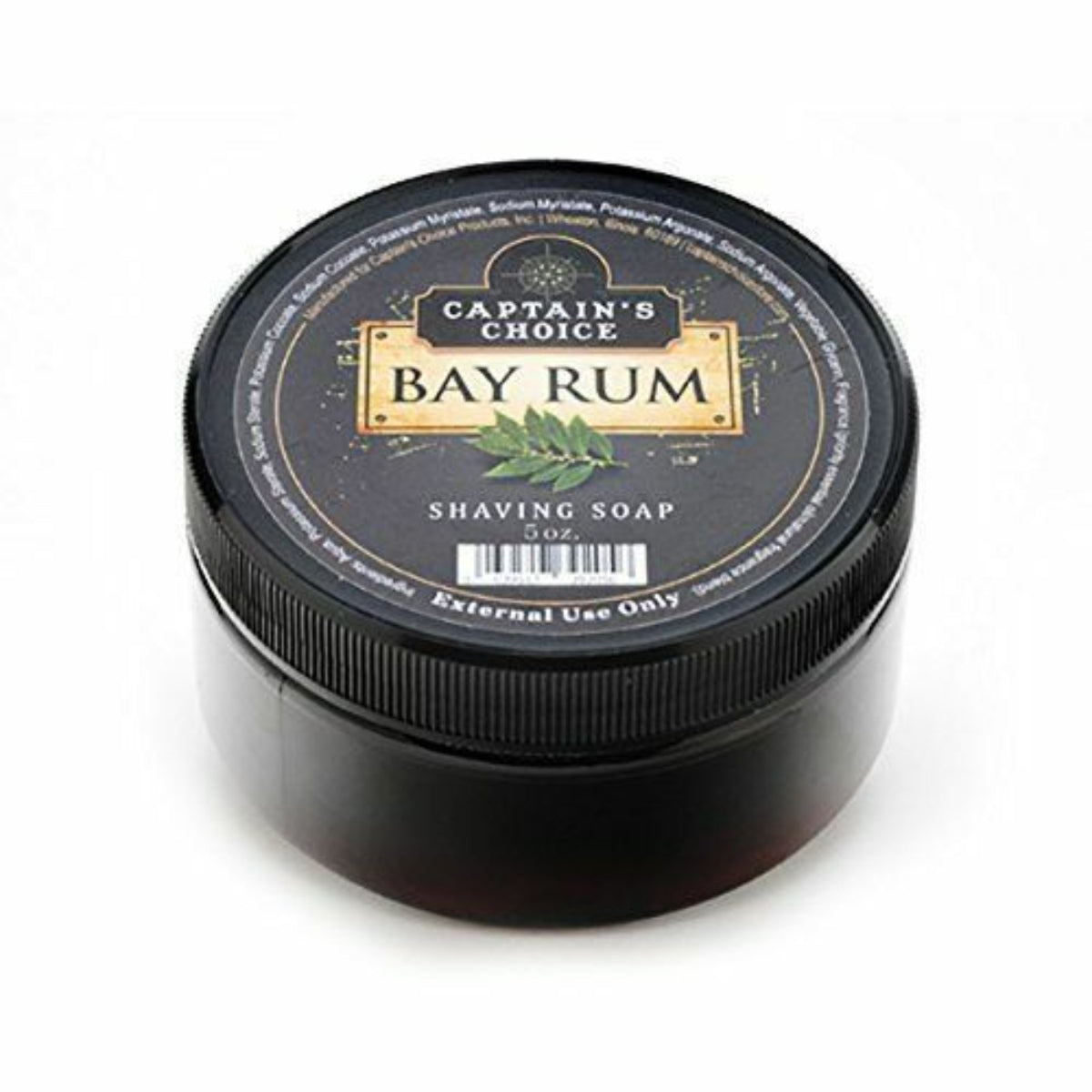 Captain's Choice Bay Rum Shaving Soap 5oz