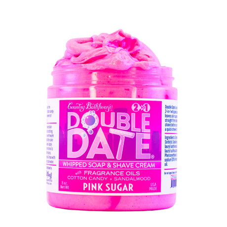 Double Date - Pink Sugar - Whipped Shaving Cream - 8oz