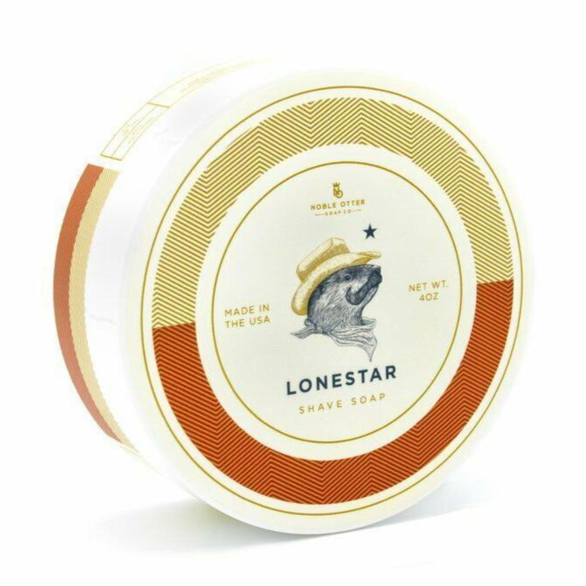 Noble Otter Lonestar Shave Soap 4oz