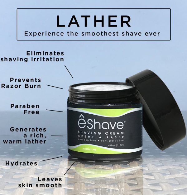 êShave - White Tea - Shaving Cream 4oz