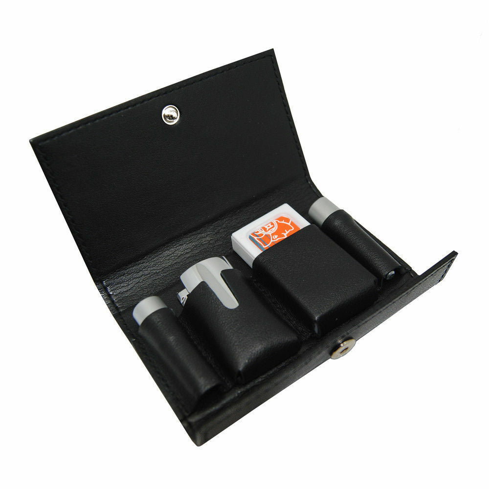 Merkur Solingen 46C Double Edge Safety Razor w/ Leather Case