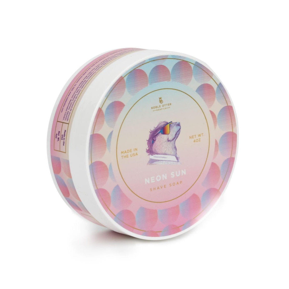 Noble Otter Neon Sun Limited Edition Shave Soap 4oz
