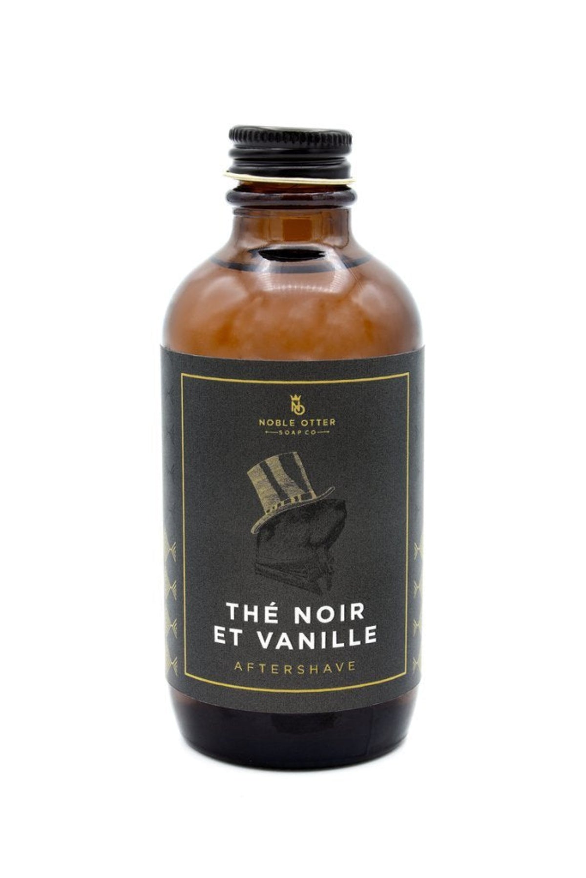 Noble Otter Noir et Vanille Aftershave Splash 4oz