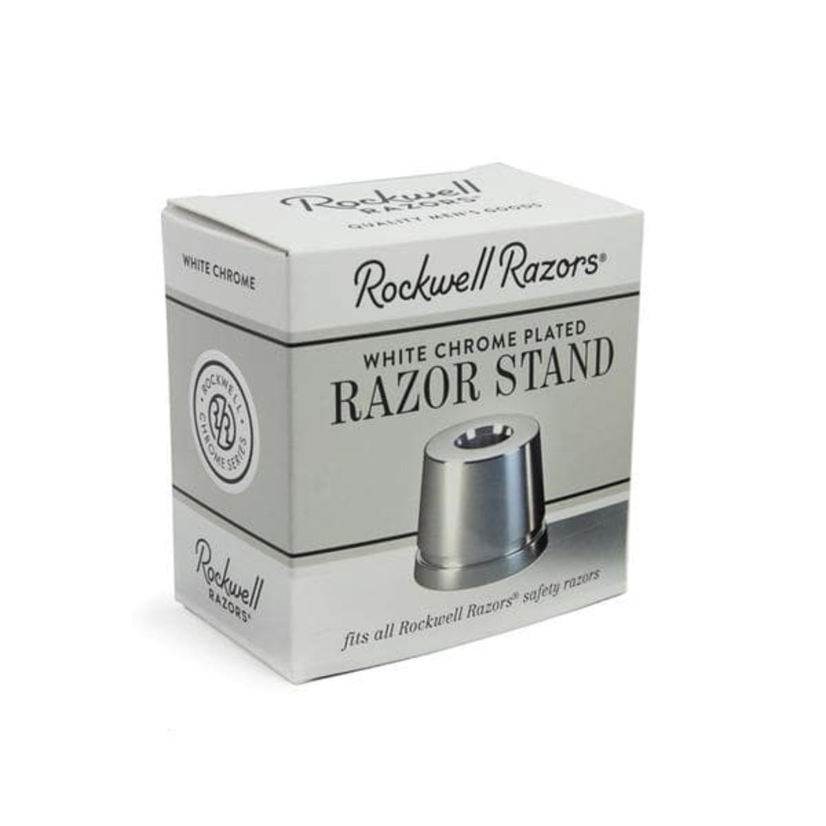 Rockwell Razors White Chrome Razor Stand
