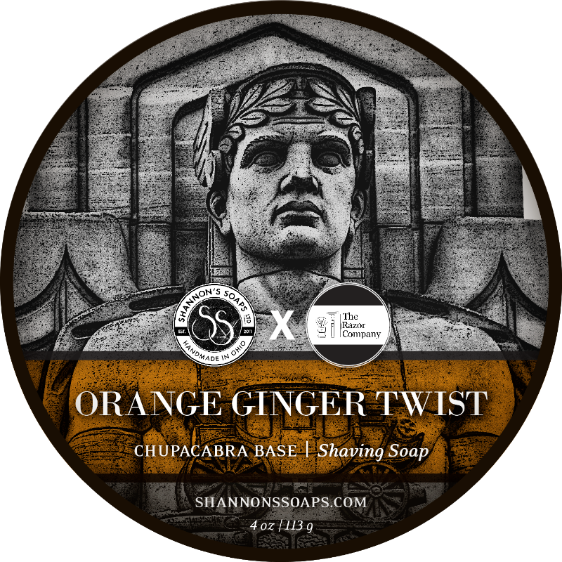 Shannon's Soaps - Orange Ginger Twist - Special Edition Shaving Soap