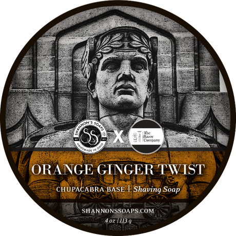 Shannon's Soaps - Orange Ginger Twist - Special Edition Shaving Soap