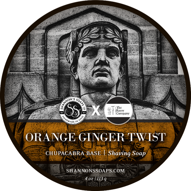 Shannon's Soaps - Orange Ginger Twist - Special Edition Shaving Soap
