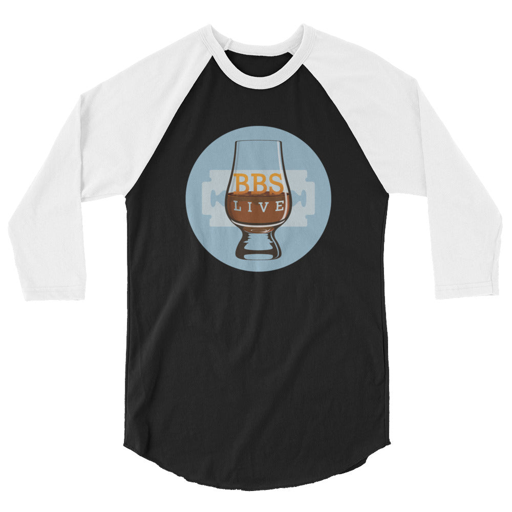 BBS.Live Logo 3/4 Sleeve Raglan Shirt